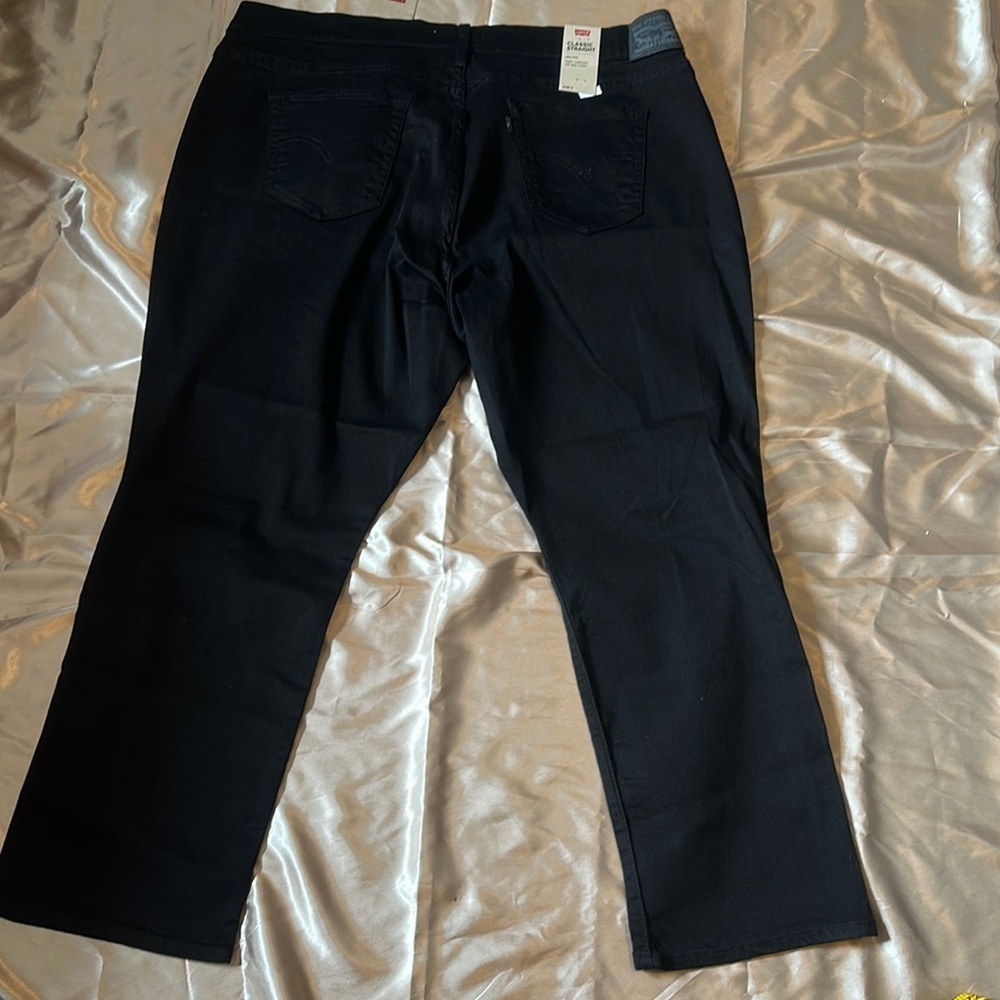 Levi's Black Straight Pants - Picture 11 of 13